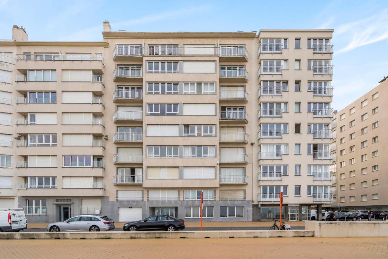 Zonnig Familie App Op Zeedijk Met Zeezicht Voor 6P Apartment Oostende Ngoại thất bức ảnh