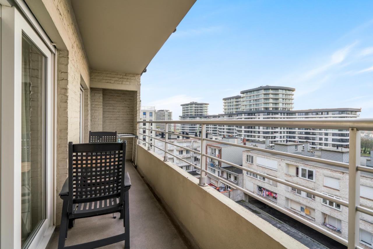 Zonnig Familie App Op Zeedijk Met Zeezicht Voor 6P Apartment Oostende Ngoại thất bức ảnh